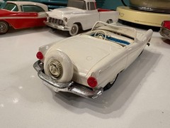 1956 Ford Thunderbird Dealer Promo Model Car in Unusual Colonial White