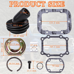 Shifter Repair Kit ZF S5-42 ZF42-SK Compatible with 1987-2001 Ford F250 F350 F45