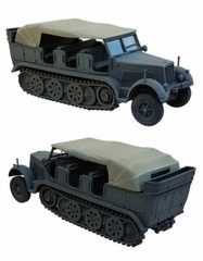 Sd.Kfz.7, 8ton Half Track, AlsaCast 8775.161 New 1/87 Resin Kit Unfinished