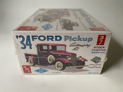 AMT 1934 Ford Pickup Truck 3in1 Retro Deluxe Plastic Model Kit Sealed Box