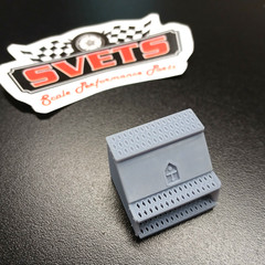 1/24 1/25 Scale 3D Resin Semi Truck Diamond Plate Aluminum Saddle Step Tool Box