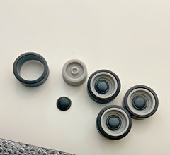 20” Smoothie Wheels & Tires Set 1/24 Scale Custom Hot Rod Model Car Truck Parts