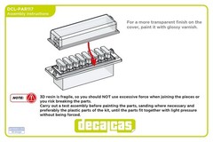 Decalcas 1/24 Scale Detail-Up Blade Fuse Box 8 way & fuses (Type 01) #DCL-PAR117