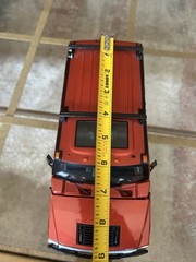Vintage Maisto Orange Hummer Figurine “Avon” 1/24 diecast Collectible Rare