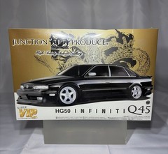 Aoshima #71 Infiniti Q45 “Junction Produce” ’89 1/24 Model Kit
