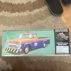 AMT 1:25 1960 Ford F-100 Pickup Truck Plastic Model Kit w/ Trailer, Decals.