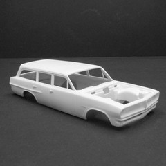 Jimmy Flintstone ’63 Pontiac Tempest Wagon conversion kit, 1:25 scale. NB356