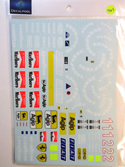 Decalpool 1/12 Ferrari 641/2 F190 Full Sponsor Decal Sheet DP209 for Tamiya kit