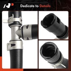 A-Premium 2Pcs Inlet and Outlet HVAC Heater Hose Pipe Line Assembly Compatible