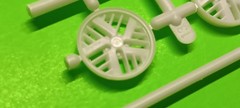 85 1985 Pontiac Fiero GT 1/24 Revell Rims Wheels Tires