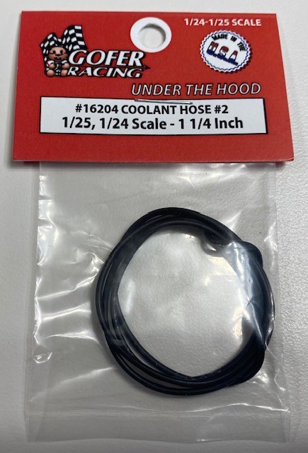 Gofer Racing 16204 Coolant Hose #2 1/24 1/25-1 and 1/4 inch