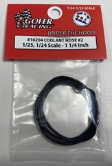 Gofer Racing 16204 Coolant Hose #2 1/24 1/25-1 and 1/4 inch