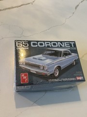 1965 DODGE CORONET 500 AMT 1/25 SCALE MODEL KIT