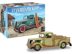 LEVEL 5 MODEL KIT 1937 FORD PICKUP W/SURFBOARD 2-IN-1 1/25 SCALE REVELL 85-4516