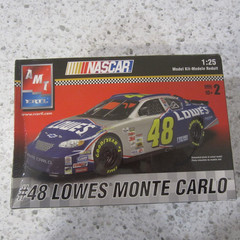 AMT Lowes/Jimmy Johnson Nascar stock car model kit.