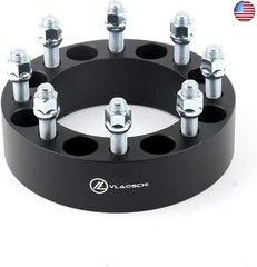 VLAOSCHI Black Forged 8×6.5 Wheel Spacers 2 Inch with 14×1.5 Studs Compatible