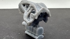 Supercharger with T-rex skull intake 1:25 scale