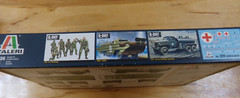Italeri Model Kit #326 1/4 Ton 4×4 Ambulance Jeep Plus 2 Military Miniatures
