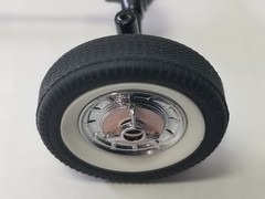 1958 EDSEL CITATION REAR AXLE TIRES & WHEELS from FRANKLIN MINT 1:24 DIECAST
