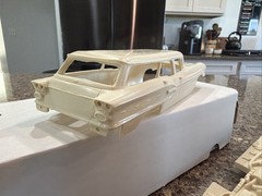 R & R RESIN 1958 PONTIAC BONNEVILLE WAGON RESIN KIT! CIRCA 90’s-2000’s! VMCP!