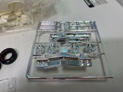 1/25 JO-HAN 1970 OLDSMOBILE 442 HARDTOP WHITE RED LINE TIRES MODEL KIT OPEN 3 B2