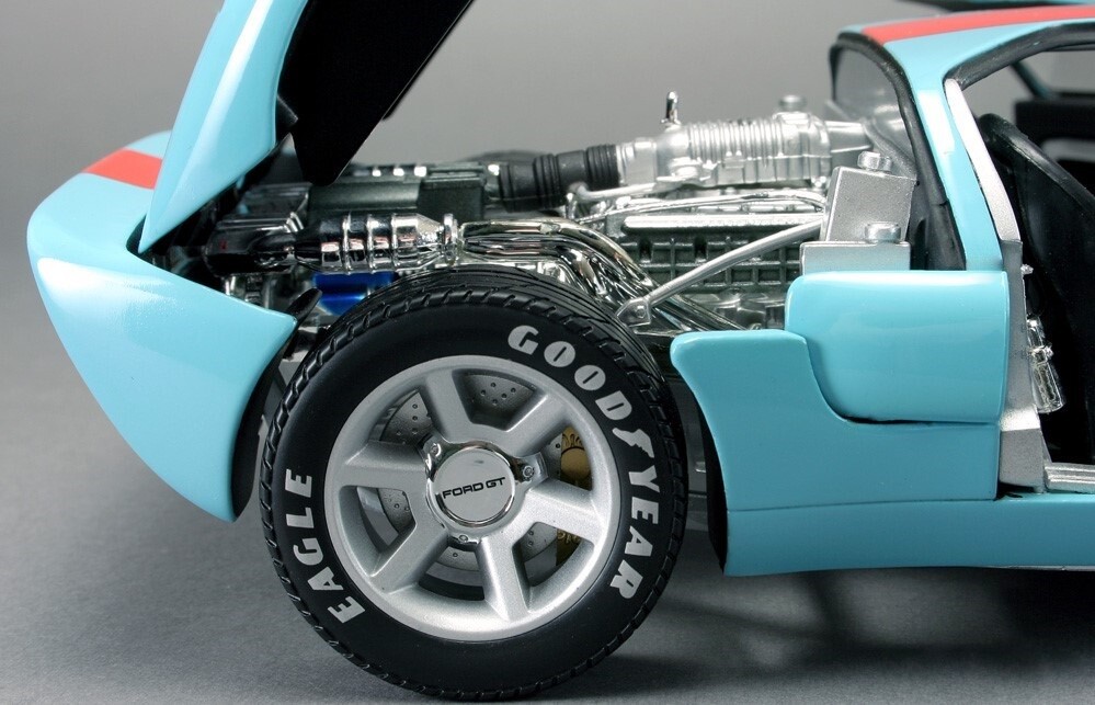 Ford GT40 Classic Custom Built Metal Model 1 18 Hot Rod 24 Race Promo Car 12