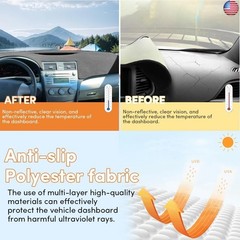 Dash Cover Mat for Toyota Camry 2007 2008 2009 2010 2011 Dashboard Cover Mat