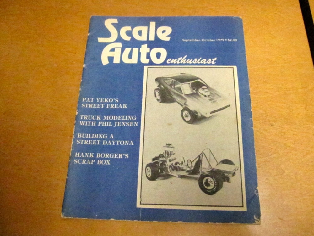 NUMBER 3 VINTAGE SCALE AUTO ENTHUSIAST MAGAZINE SEPT./OCTOBER. 1979 HANK BORGER