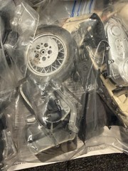 Vintage Model Motorcycle Parts Lot Misc