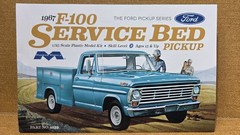 1967 Ford F-100 4 WD RIMS & HOLE IN CENTER CAPS 1:25 Moebius NEW Model PARTS