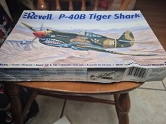 Revell 1:48 Scale P-40B TIGER SHARK COMPLETE SEE PHOTOS