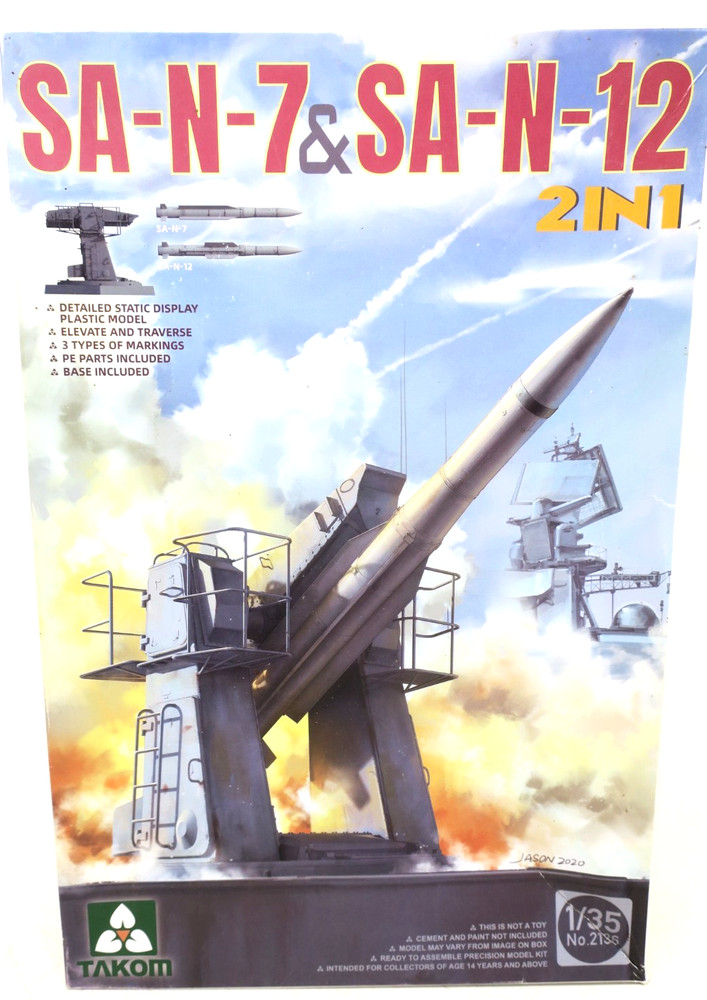 Takom 1/35 SA-N-7 & SA-N-12 2-in-1 Model Kit #2136