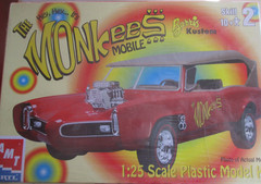 🔥AMT ERTL MONKEES MOBILE 1/25 KIT • BARRIS KUSTOM 1:25 WRAPPED 2002 MONKEE’S