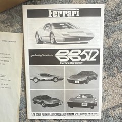 Fujimi Ferrari 512 BB Berlinetta Boxer 1:16 Unassembled Not Painted Kit