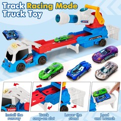 BainGesk Semi Truck Toys Car for 3, 4, 5, 6, 7, 8 Years Old 6 x 10 x 4 inches
