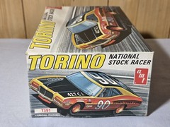 RARE Vintage 1/25 AMT TORINO NATIONAL STOCK RACER T391 NOS COMPLETE 1970s NICE!