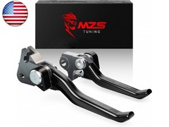 MZS Dirt Bike Clutch Brake Levers Pivot Adjustable Black Compatible with YZ125