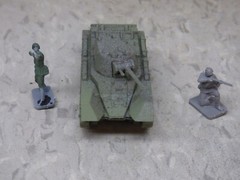 MIR / Roco Minitank Compatible WWII Russian bT-7 & Airfix Soldiers Lot#7407B©