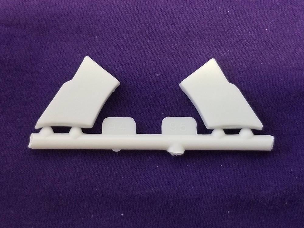 1957 Chevrolet Bel Air REAR ARM RESTS for 1:16 AMT Model Kit 57 Chevy