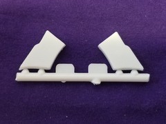 1957 Chevrolet Bel Air REAR ARM RESTS for 1:16 AMT Model Kit 57 Chevy