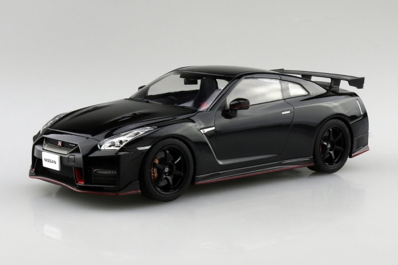 Aoshima AO-06787 1/24 Snap Nismo Nissan GT-R R35 2017 Meteor Flake Black Pearl