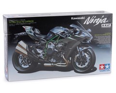 Tamiya 1/12 Kawasaki Ninja H2 Carbon Motorcycle Model Kit TAM14136