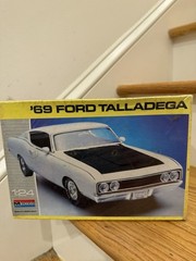 Monogram 1969 Ford Talladega 1/24 Scale Model Kit Imported Vintage Rare