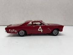 VINTAGE AMT 1/25 SCALE #4 NASCAR 1966 FORD JUNKYARD BUILT MODEL KIT