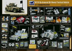 BRONCO CB35092 1/35 M1114 Up-Armored Tactical Vehicle-Armor Reinforced Type kit