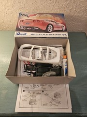 New/Old Stock Revell 2005 Corvette C6 Model Kit, 1:25 Scale