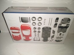 Testors 135 RED DODGE VIPER RT/10 Metal body KIT 1/43 sealed package