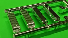 66 1966 Impala SS Modified Stocker 1/25 427 motor engine chrome headers fin cvrs