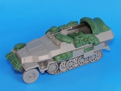 1/35 Scale Die-Cast Resin Model Assembled Kit Sd.kfz.251 C Accessories Set (N…