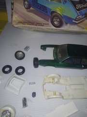 VTG 1972 AMT Ford Pinto “Lil Boss” Runabout T337-225 1/25 Junkyard PARTS ONLY